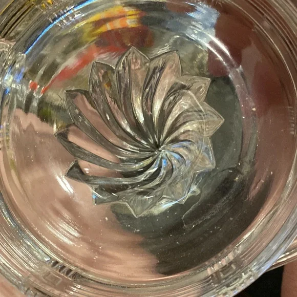 Vintage glass juicer anchor hocking pyrex retro decor orange juice bar bartender - Picture 5 of 6